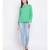 Green printed Cotton Shirt