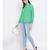 Green printed Cotton Shirt