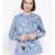 Blue printed Cotton Shirt