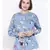 Blue printed Cotton Shirt