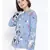 Blue printed Cotton Shirt
