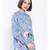 Blue printed Cotton Shirt