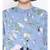 Blue printed Cotton Shirt