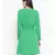 Green plain Polyester Dress