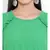 Green plain Polyester Dress
