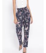 Grey printed Cotton Pant