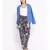Grey printed Cotton Pant