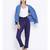 Blue printed Cotton Pant