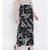 Black printed Cotton Pant