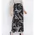 Black printed Cotton Pant
