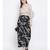 Black printed Cotton Pant