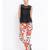 Red printed Cotton Pant