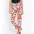 Red printed Cotton Pant