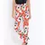 Red printed Cotton Pant