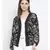 Black printed Cotton Shrug