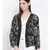 Black printed Cotton Shrug