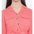 Pink plain Viscose Dress