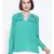 Green printed Cotton Top