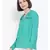 Green printed Cotton Top