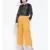 Yellow printed Cotton Pant