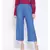 Blue printed Cotton Pant