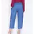 Blue printed Cotton Pant