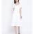 White plain Cotton Dress