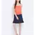 Orange printed Cotton Top
