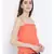 Orange printed Cotton Top