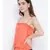 Orange printed Cotton Top