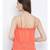 Orange printed Cotton Top