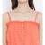 Orange printed Cotton Top