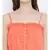 Orange printed Cotton Top