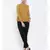 Mustard printed Cotton Top