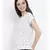 White printed Cotton Top