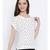 White printed Cotton Top