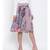 White printed Cotton Skirt