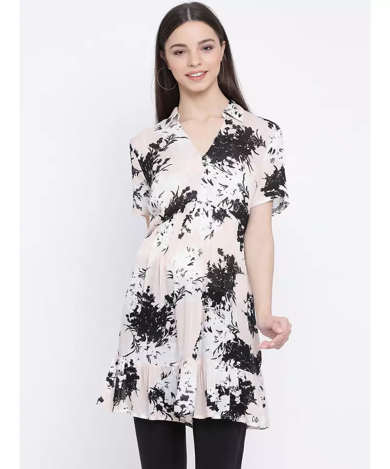 Pink printed Cotton Tunic