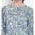 Blue printed Viscose Dress