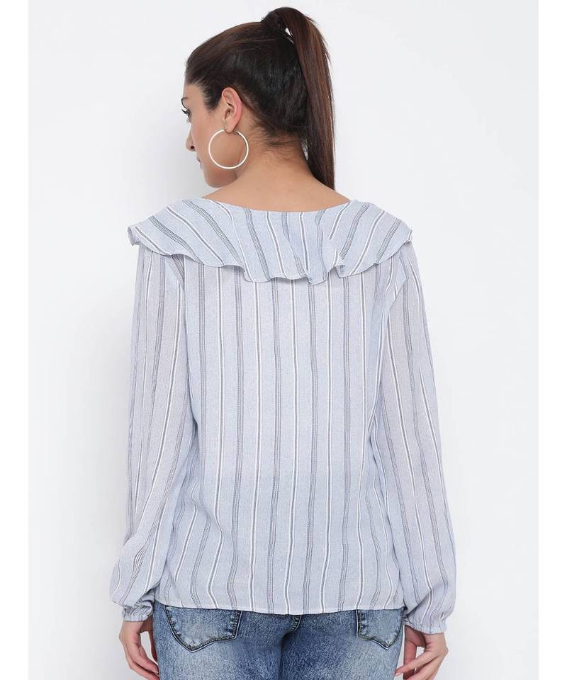 White printed Cotton Top