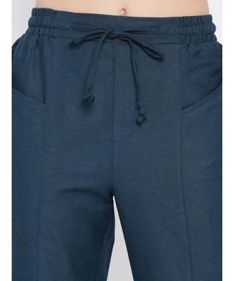 Green printed Cotton Pant 6