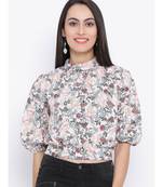 Pink printed Cotton Top