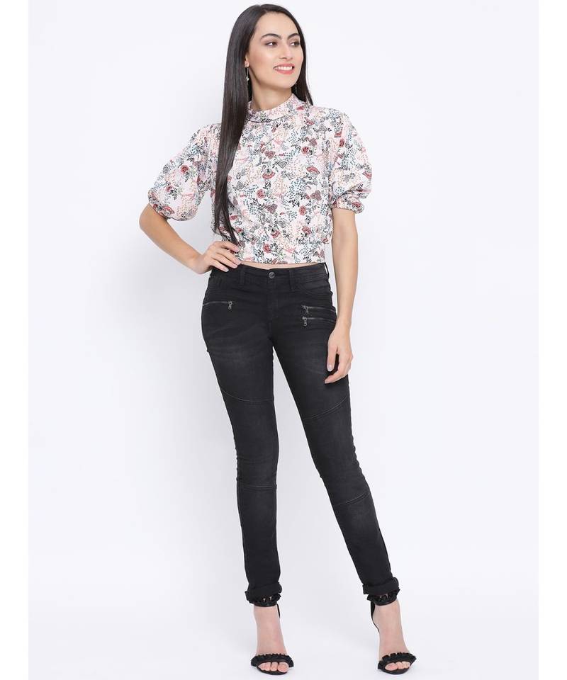 Pink printed Cotton Top