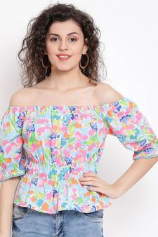 Multicolor printed Cotton Top