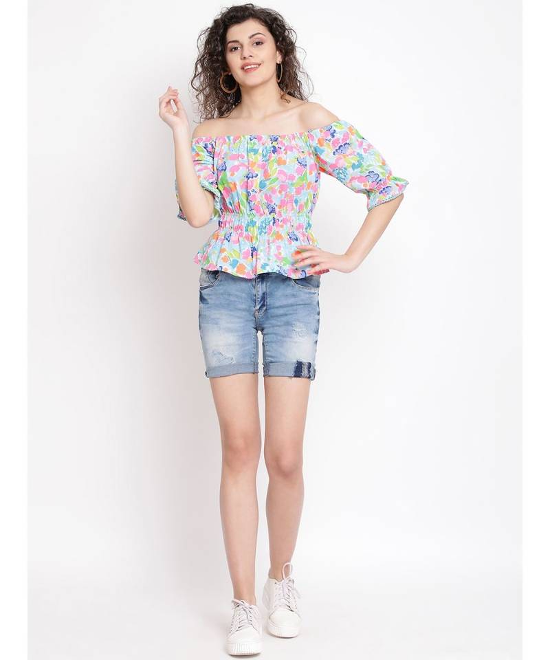 Multicolor printed Cotton Top
