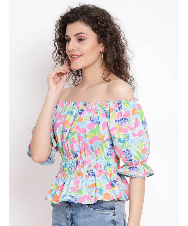 Multicolor printed Cotton Top