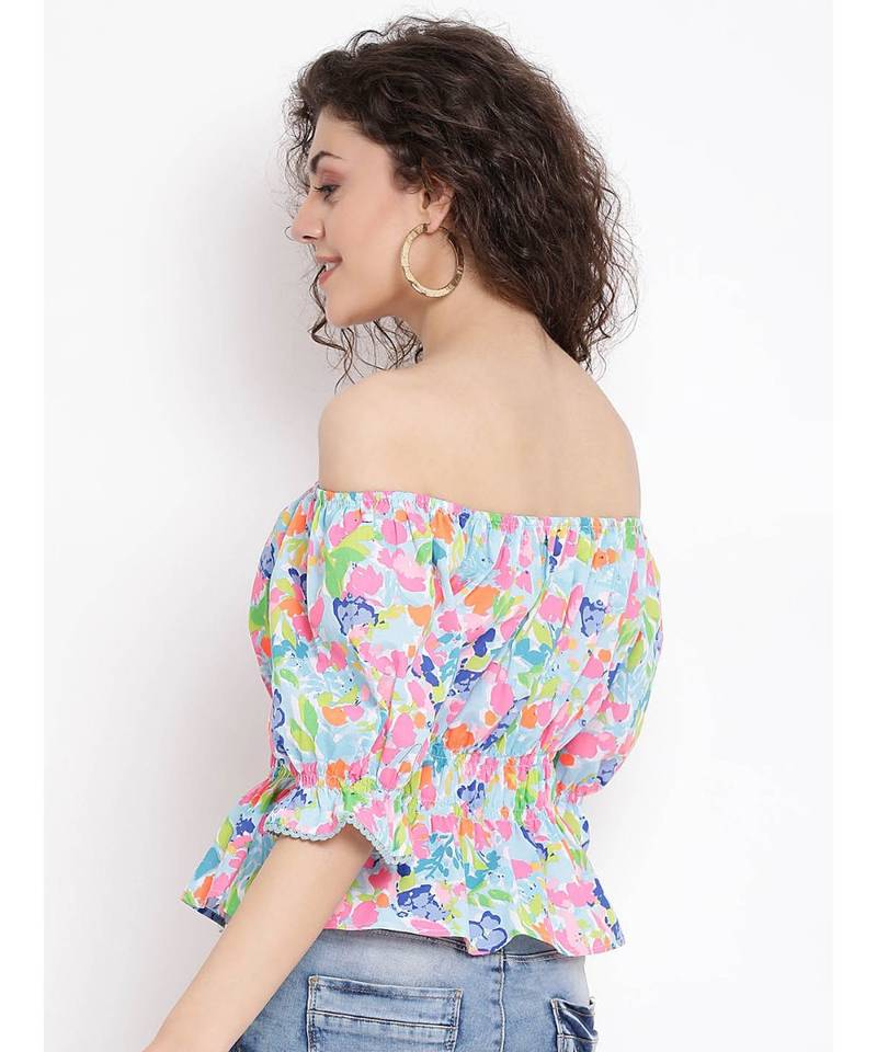Multicolor printed Cotton Top