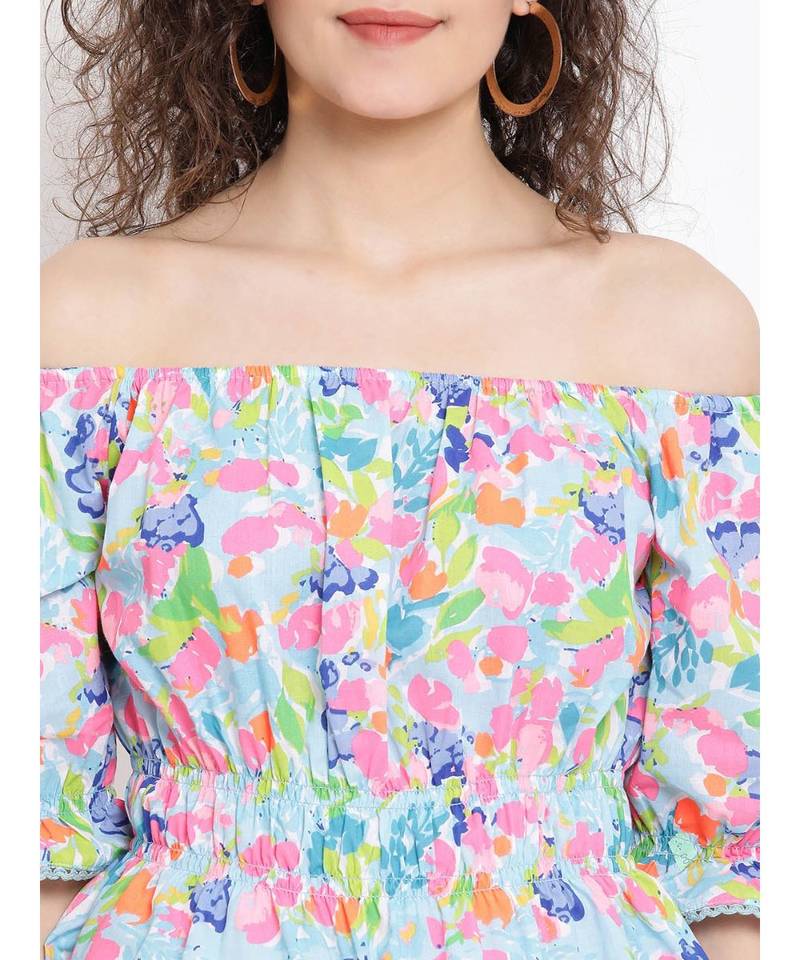 Multicolor printed Cotton Top