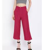 Pink printed Cotton Pant