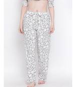 Blue printed Cotton pajama